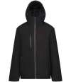 RG443 TRA253 Regatta Navigate Waterproof Insulated Jacket Black / Seal Grey colour image